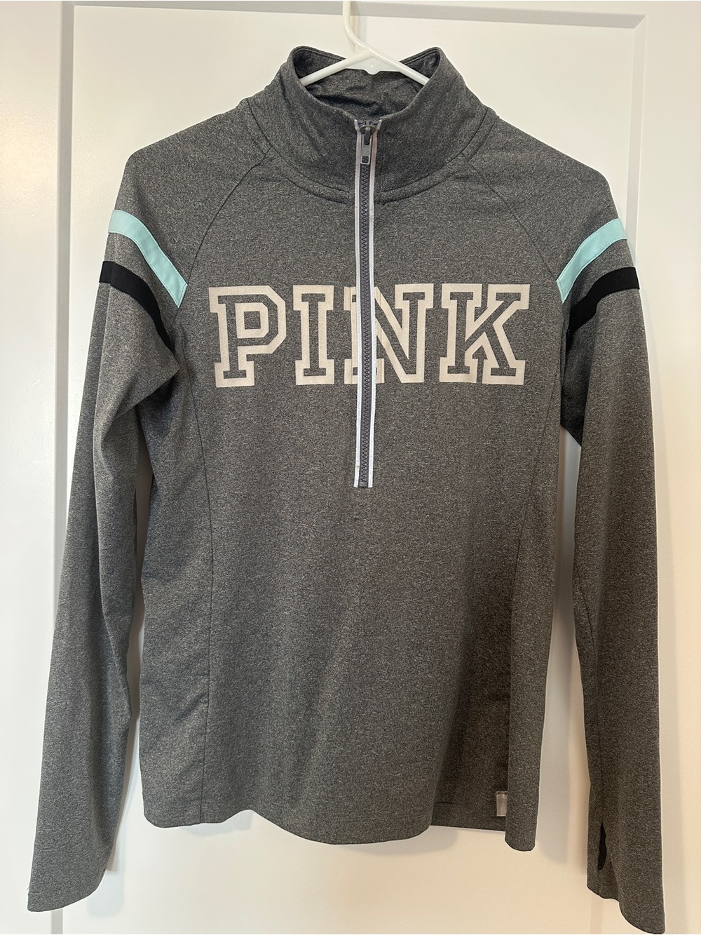 Victoria’s Secret PINK Grey Ultimate Jacket Sweatshirt Size Small Women’s